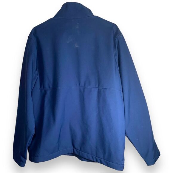 Columbia men’s navy jacket inner cinch waist fleece lined Large Winter - Picture 6 of 9